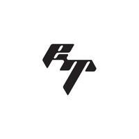 monogram initial logo dynamic and cool design TE esport concept letter vector
