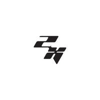 XZ letter dynamic and cool design esport concept monogram initial logo vector