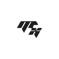XM letter dynamic and cool design esport concept monogram initial logo vector