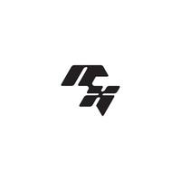 XN letter dynamic and cool design esport concept monogram initial logo vector