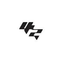 ZY letter dynamic and cool design esport concept monogram initial logo vector