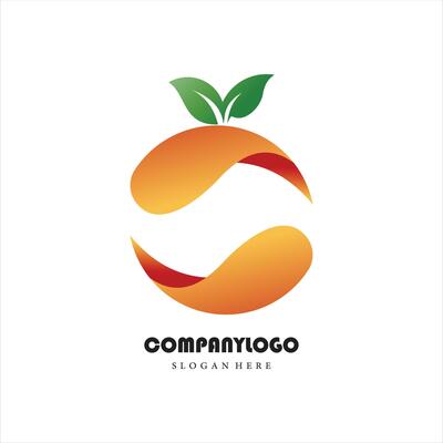 orange logo template