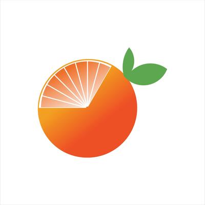 orange logo template