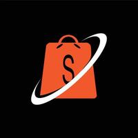 logo design gradient e-commerce vector