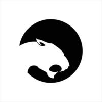 Panther logo design vector