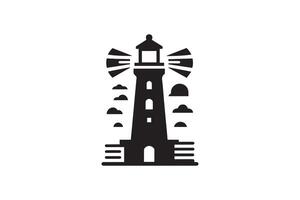 lighthouse icon, Lighthouse icons set. Tower lighthouse icon vector