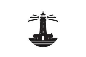 lighthouse icon, Lighthouse icons set. Tower lighthouse icon vector