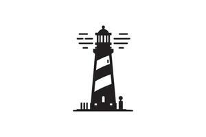 lighthouse icon, Lighthouse icons set. Tower lighthouse icon vector