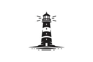 lighthouse icon, Lighthouse icons set. Tower lighthouse icon vector