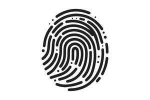 Touch ID icons. Fingerprint icon, Fingerprint icon vector
