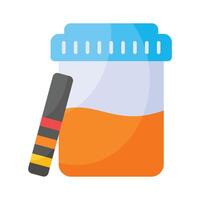 Get your hands on this creative icon of urine test, easy to use and download vector