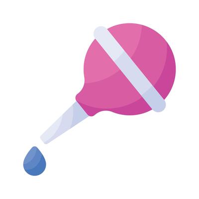 Medicine dropper design in modern style