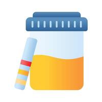 Get your hands on this creative icon of urine test, easy to use and download vector