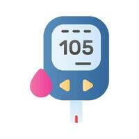 An icon of glucometer in editable style up for premium use vector
