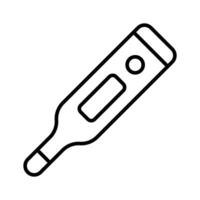 Thermometer in modern style, temperature measuring gauge vector