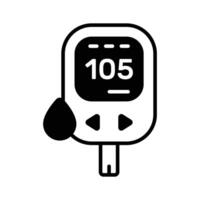 An icon of glucometer in editable style up for premium use vector