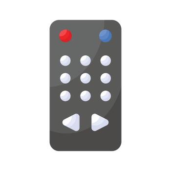 Well designed remote icon, a wireless tool which is used to operate and manage electronic devices. vector