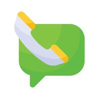 Carefully crafted communication app icon design, ready for premium use vector