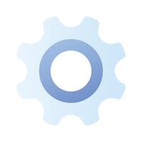 A setting icon typically represents a gear or cogwheel symbolizing options, preferences, or configuration settings vector