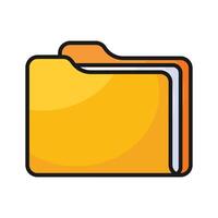Take a look at creatively crafted icon of folder, data storage vector
