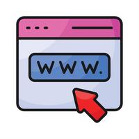 Get this amazing icon of web browser, ready to use vector