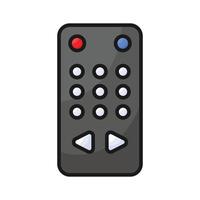 Well designed remote icon, a wireless tool which is used to operate and manage electronic devices. vector