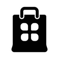 An app store icon shows a digital marketplace for downloading and managing applications vector