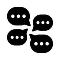 Well designed messages icon, communication, speech bubbles, conversations design vector
