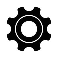 A setting icon typically represents a gear or cogwheel symbolizing options, preferences, or configuration settings vector