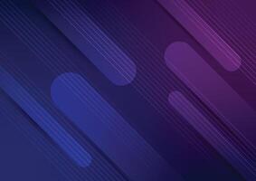 Abstract presentation purple line pattern background vector