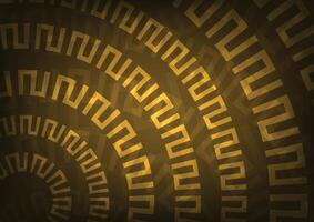 Abstract texture yellow pattern decoration background vector