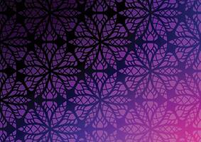 Purple pattern flower net geometric background vector