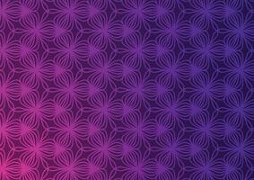 Abstract purple pattern flower gradient background vector