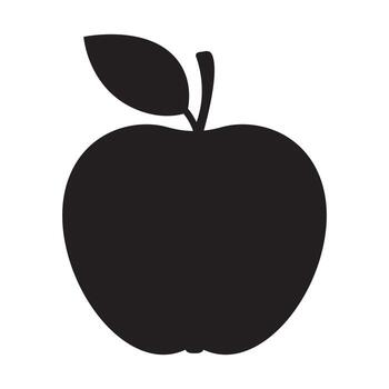Apple icon. Apple sign symbol for web site and app design. vector