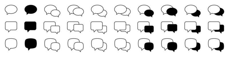 Chat icon. Talk bubble speech icon. Dialogue balloon icon. vector