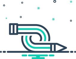 Mix icon for flexibility vector