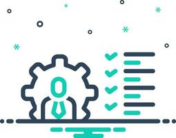 Mix icon for expertise vector