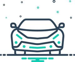 Mix icon for vehicle vector