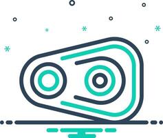 Mix icon for light vector
