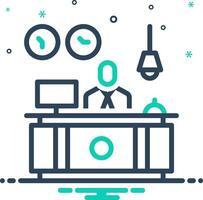 Mix icon for reception vector