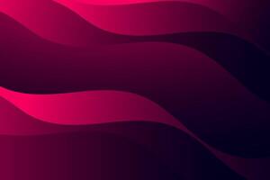 Gradient magenta background with waving line vector