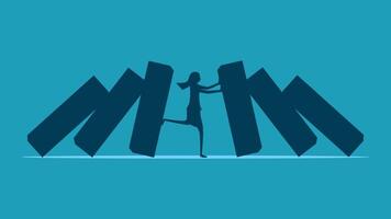 a woman is running through a set of letters vector