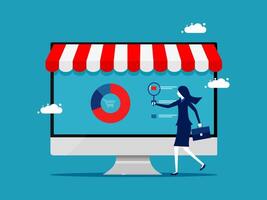 how to choose the right ecommerce platform for your business vector