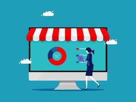 how to choose the right ecommerce platform for your business vector