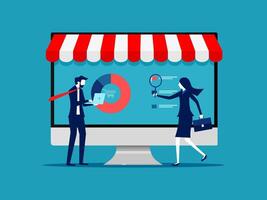 how to choose the right ecommerce platform for your business vector