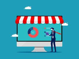 how to choose the right ecommerce platform for your business vector