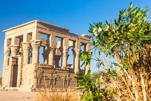 Philae temple in aswan on the Nile in Egypt photo