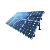 Solar panels isolated on a transparent background png