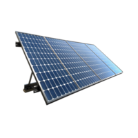 Solar panels isolated on a transparent background png