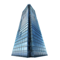 A tall building with windows on a transparent background Genereted AI png